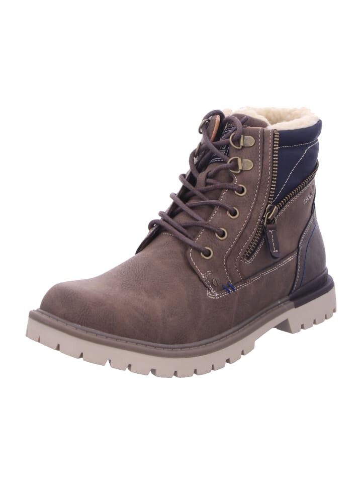 

Сапоги s.Oliver Schnürstiefel Mit Tex, коричневый