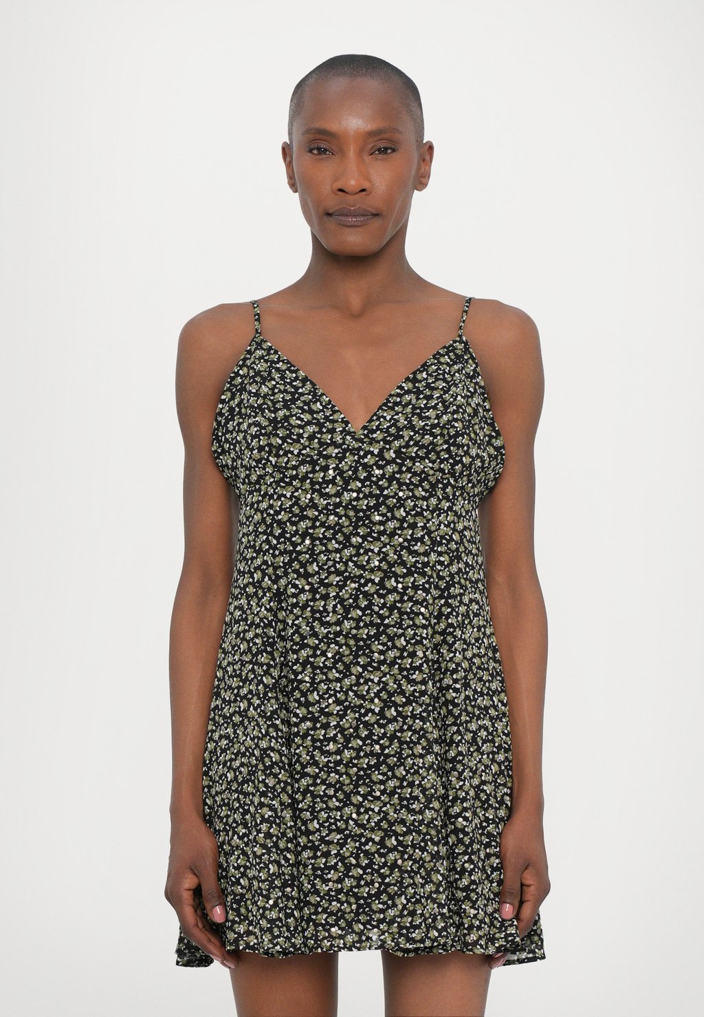 

Повседневное платье STUDDED FLORAL DRESS MICHAEL Michael Kors, хаки