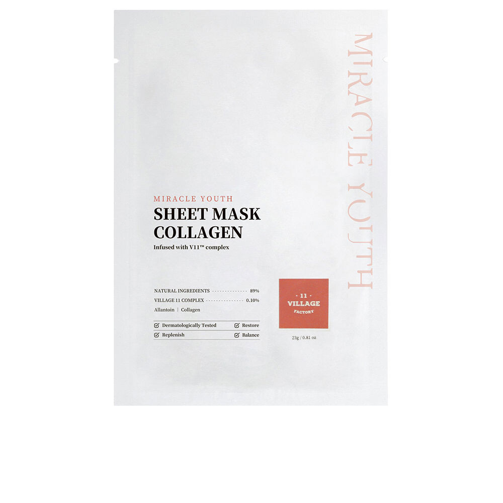 

Маска для лица Miracle youth sheet mask collagen Village 11, 23г