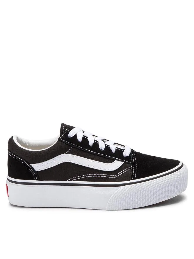 Vans Кроссовки Old Skool Platform VN0A3TL36BT1 из черной ткани