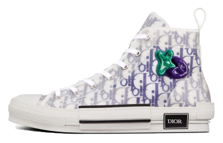 

Кроссовки DIOR B23 High X Kenny Scharf Purple, Серый, Кроссовки DIOR B23 High X Kenny Scharf Purple