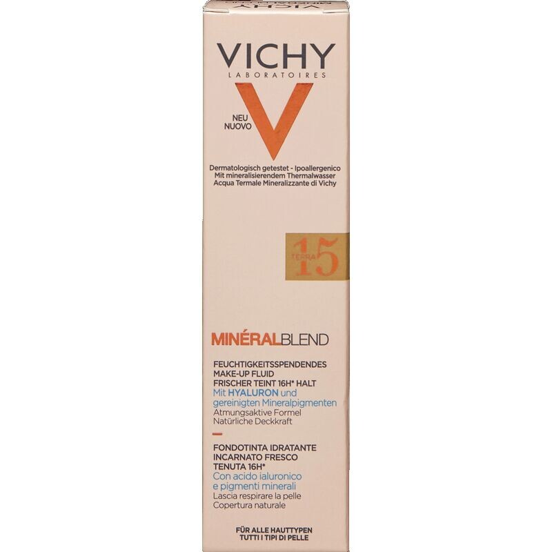 

MINÉRALBLEND увлажняющий флюид для макияжа 15 терра VICHY, 30 ml