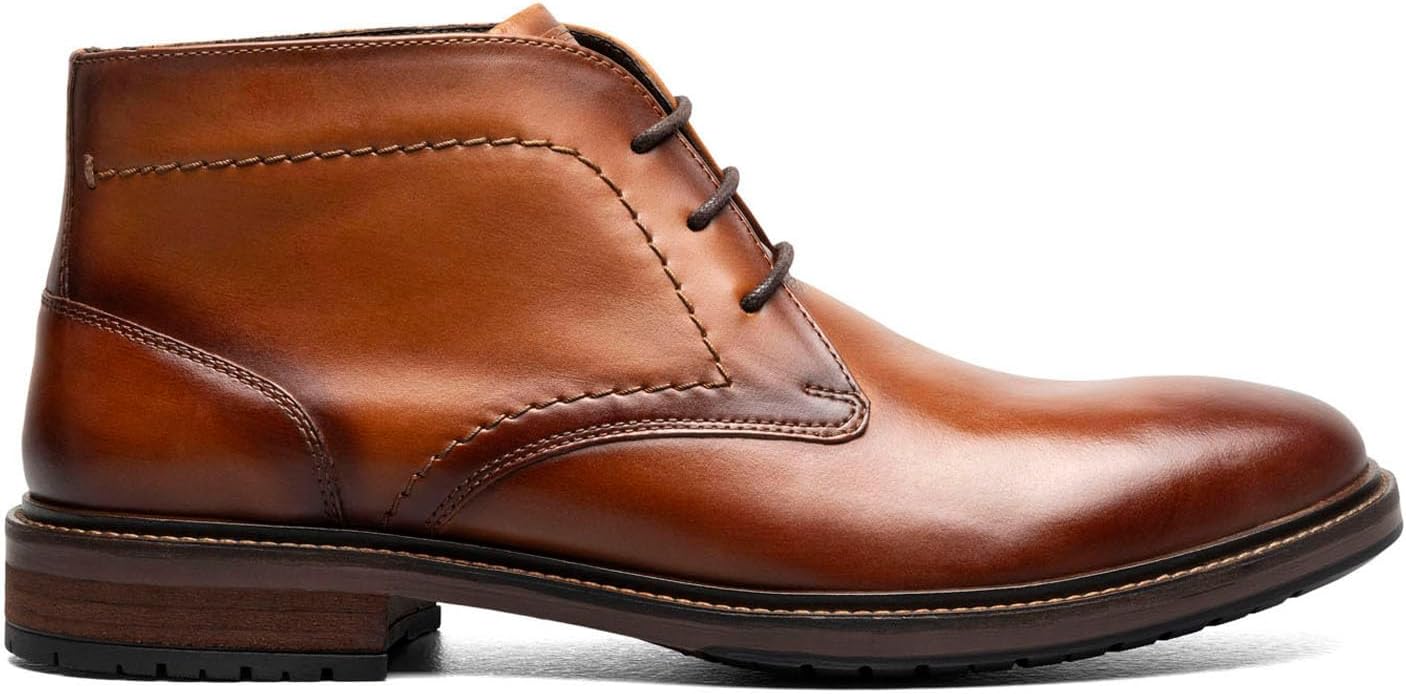 Мужские ботинки Florsheim Forge с простым носком и стилем чукка, Cognac — фото 2