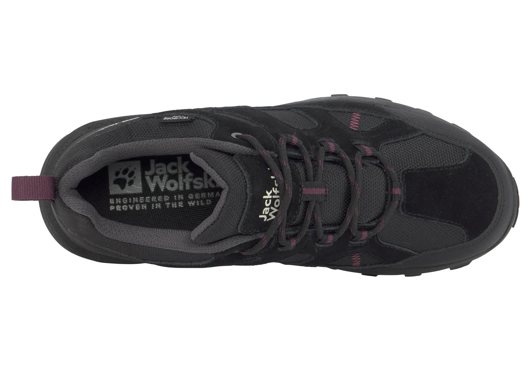 Кроссовки Jack Wolfskin "TRAIL HIKER TEXAPORE LOW W", водонепроницаемые, черный — фото 4