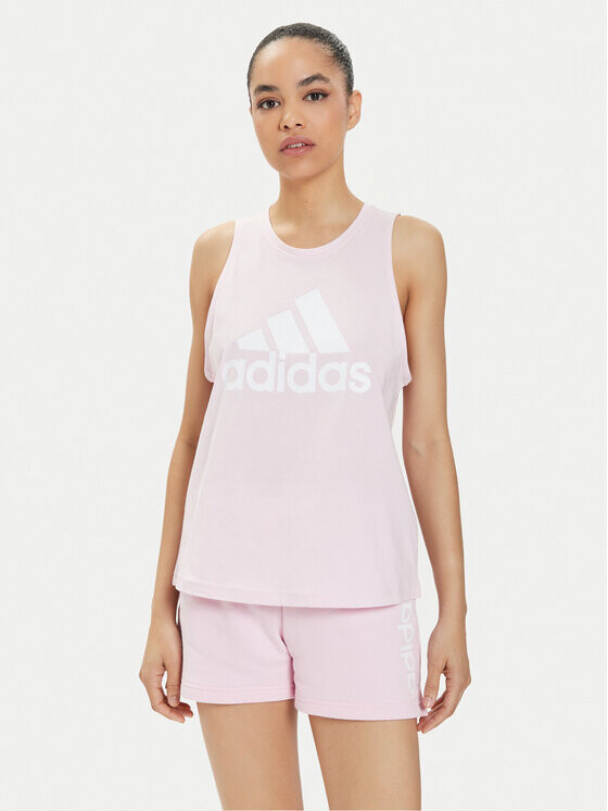 

Топ стандартного кроя Adidas, розовый
