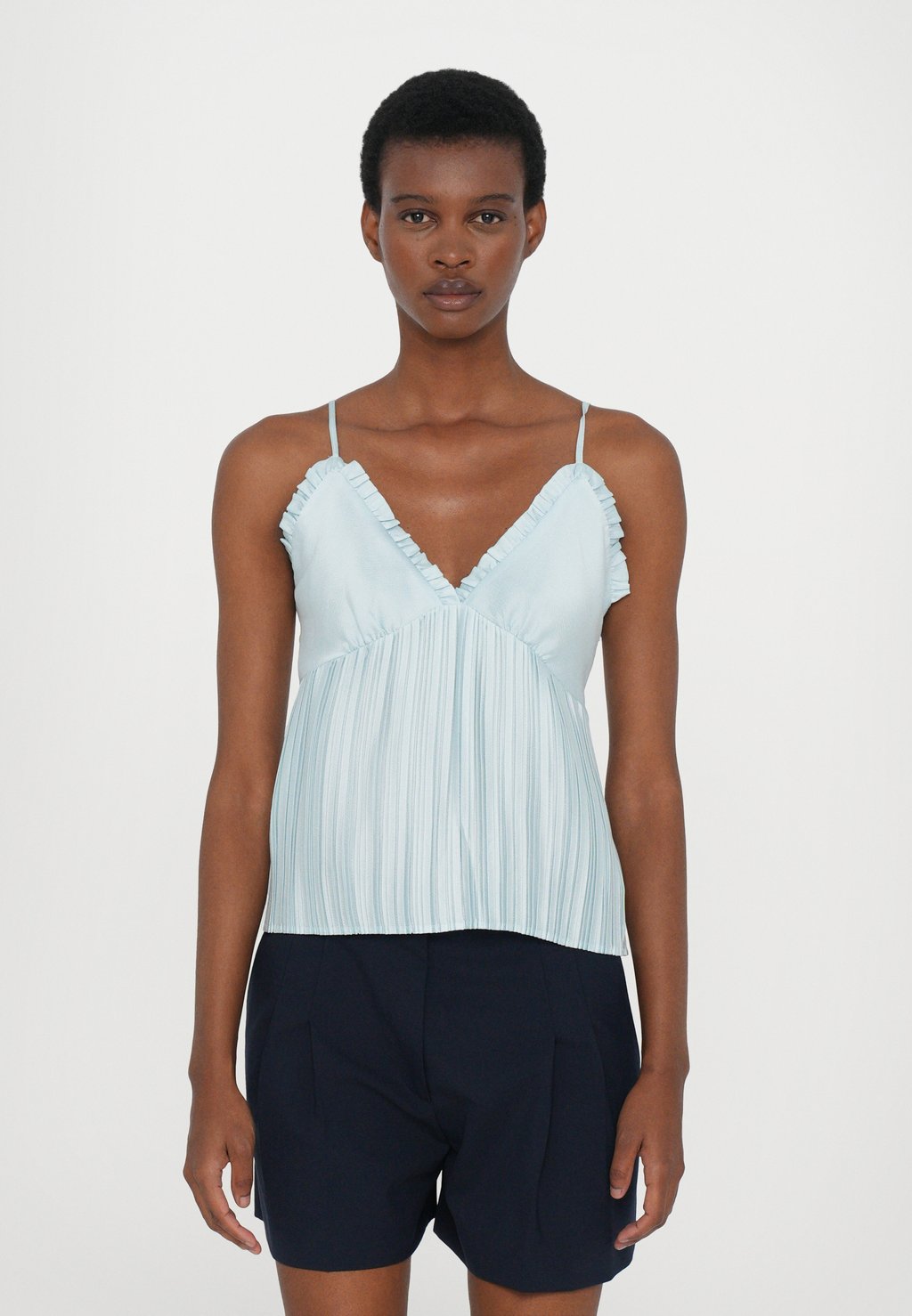 

Топ Blouse The Kooples, светло-голубой
