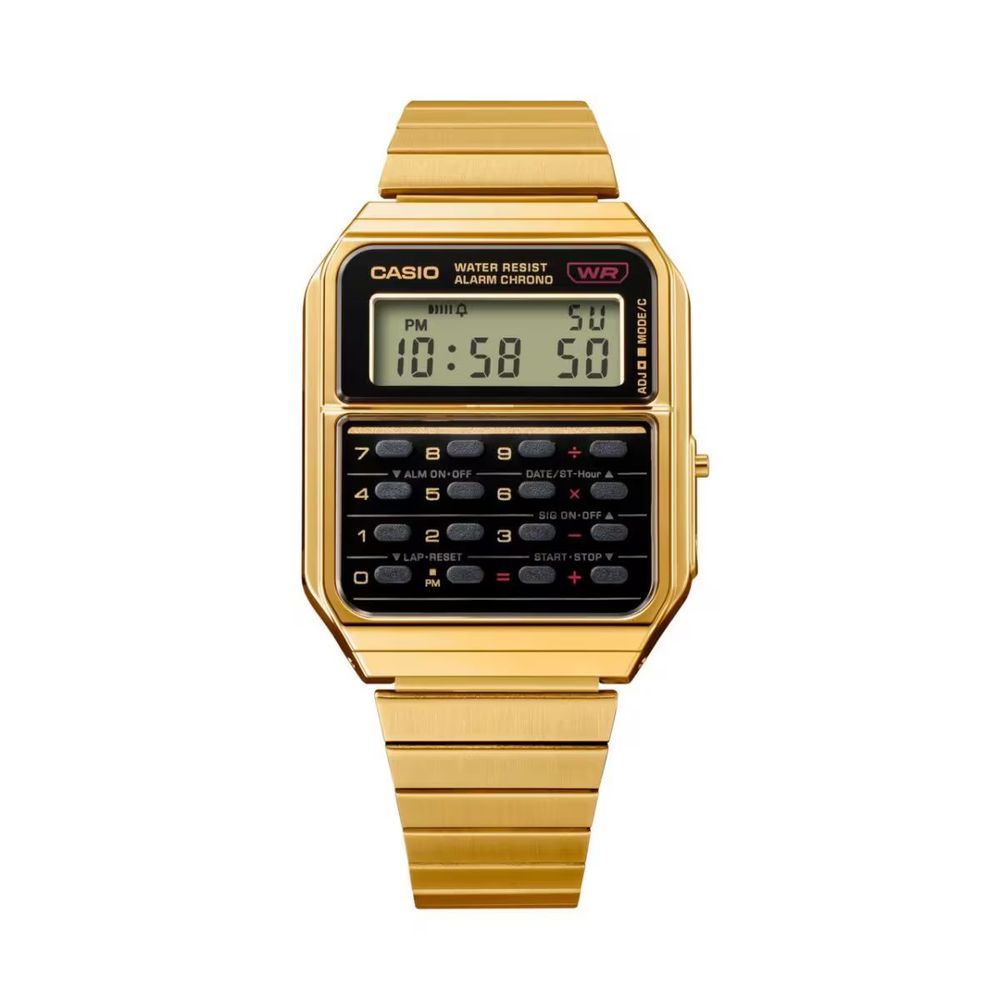 

Золотые часы из нержавеющей стали Casio