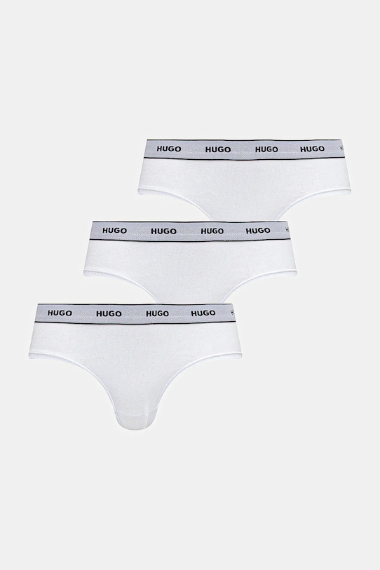 

Комплект из 3 трусов-стрингов triplet brief stripe HUGO, белый