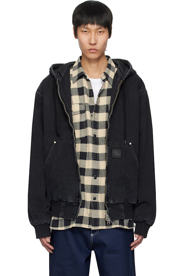 

Джинсовая куртка Og active с заклёпками Carhartt Work In Progress, черный