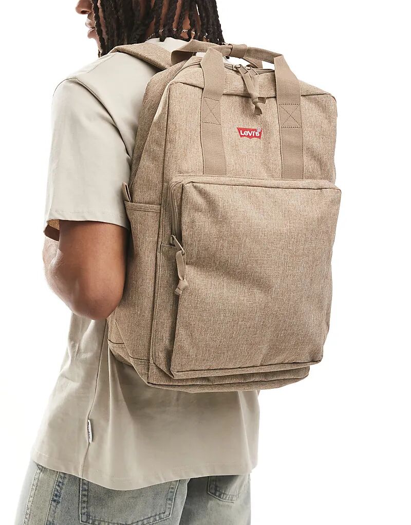 

Большой рюкзак Levi's L-pack цвета хаки