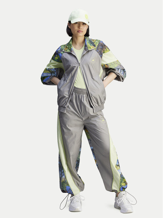 Свободные спортивные штаны Stella McCartney Earth Collage JG5794 Adidas By Stella Mccartney, серый — фото 2