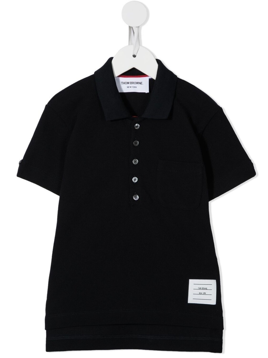 

Thom Browne рубашка поло с короткими рукавами, синий