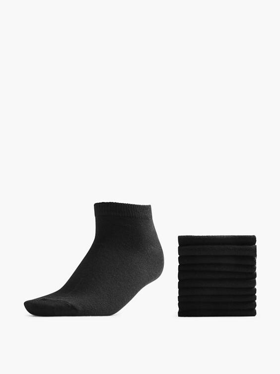 

Упаковка из 10 носков-кроссовок. Deichmann, черный