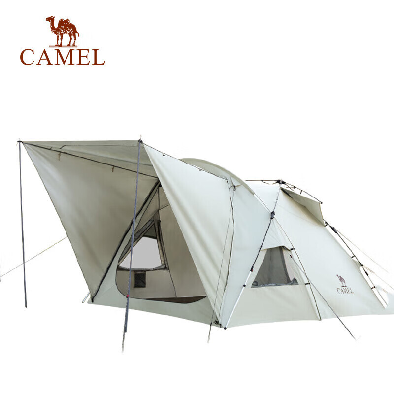 

Camel [Lu] складная уличная палатка с защитой от дождя и солнца 133BANA032 сырный белый/хаки, один размер подходит всем