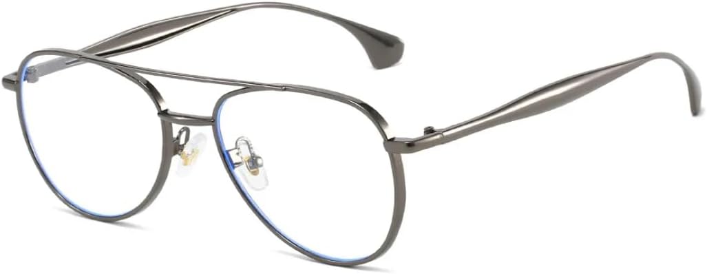 

Модные классические солнцезащитные очки для мужчин и женщин, металлические, с защитой от УФ-излучения UV400. Отлично подходят для путешествий TVTBBVV, Gray Transparent