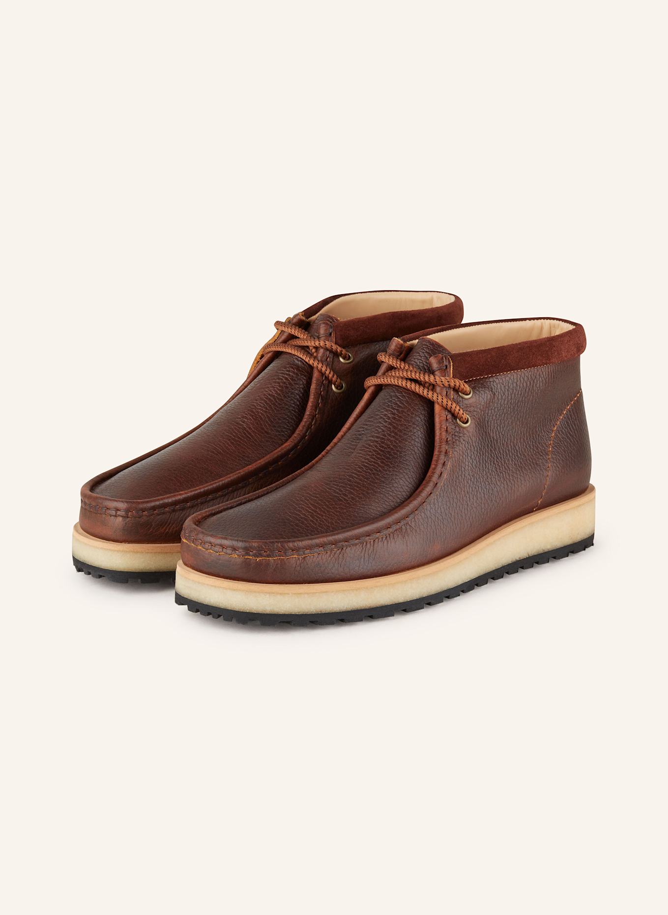 

Ботинки дезерты wallabee scout Clarks ORIGINALS, коричневый