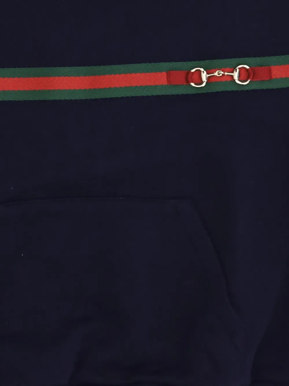 Худи Web-stripe Gucci Kids, синий — фото 3