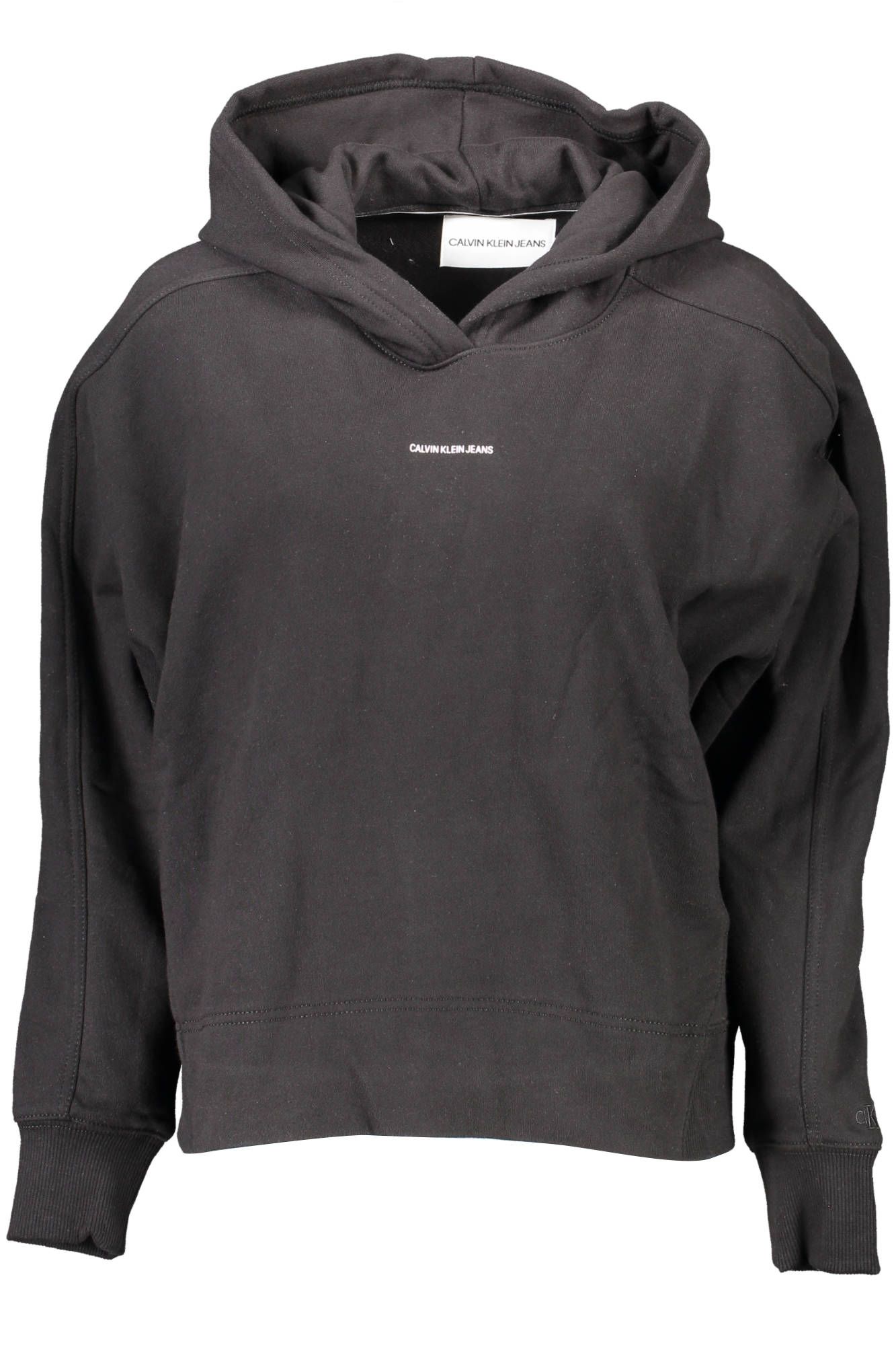 

Черный хлопковый женский свитер Calvin Klein