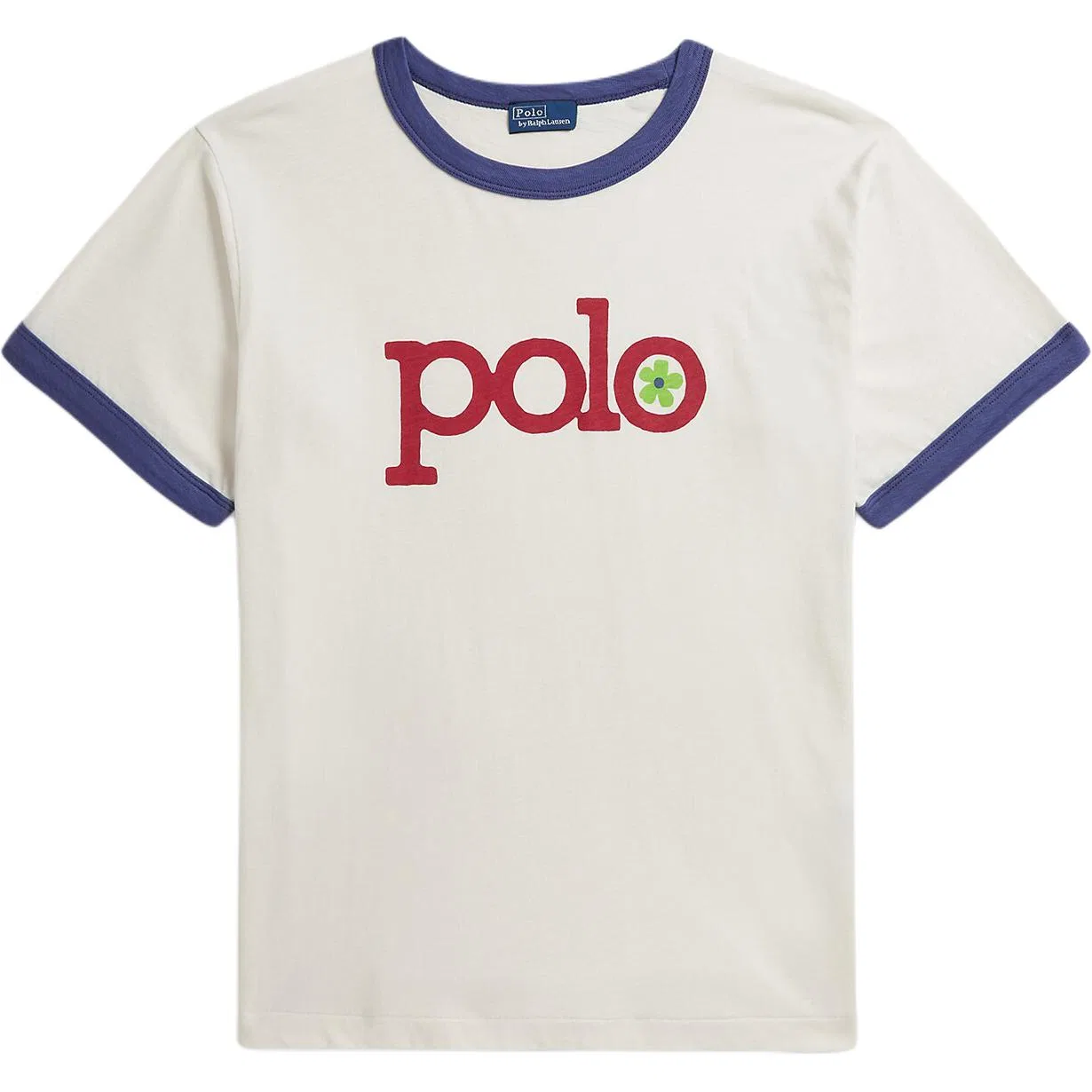 Футболка свободного кроя Polo Ralph Lauren теплый белый