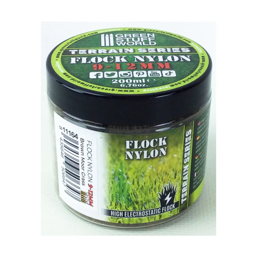 

Трава коричневой пустыни - 200мл, Terrain - Flock Nylon - 9-12mm (Green Stuff World)