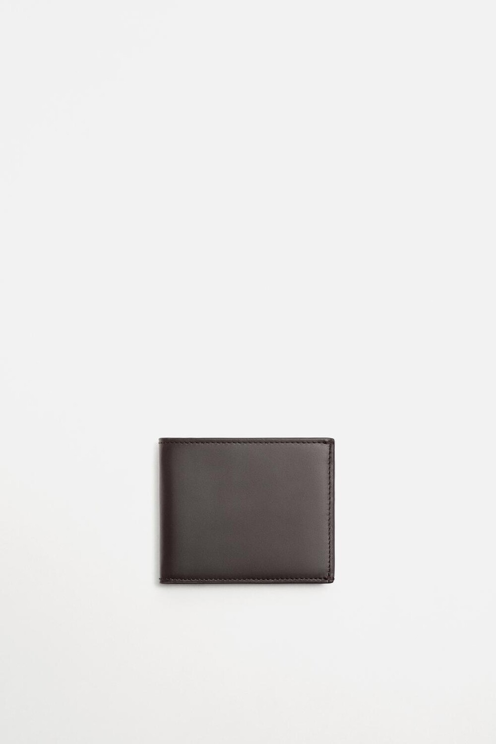 

Кожаный кошелек ZARA, коричневый