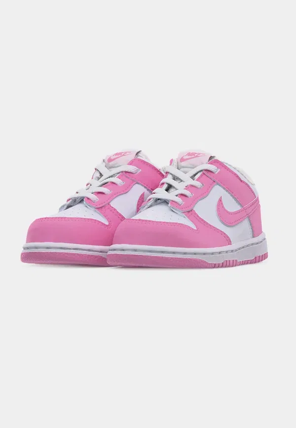 Кроссовки Nike Sportswear Dunk, белый/розовый — фото 3