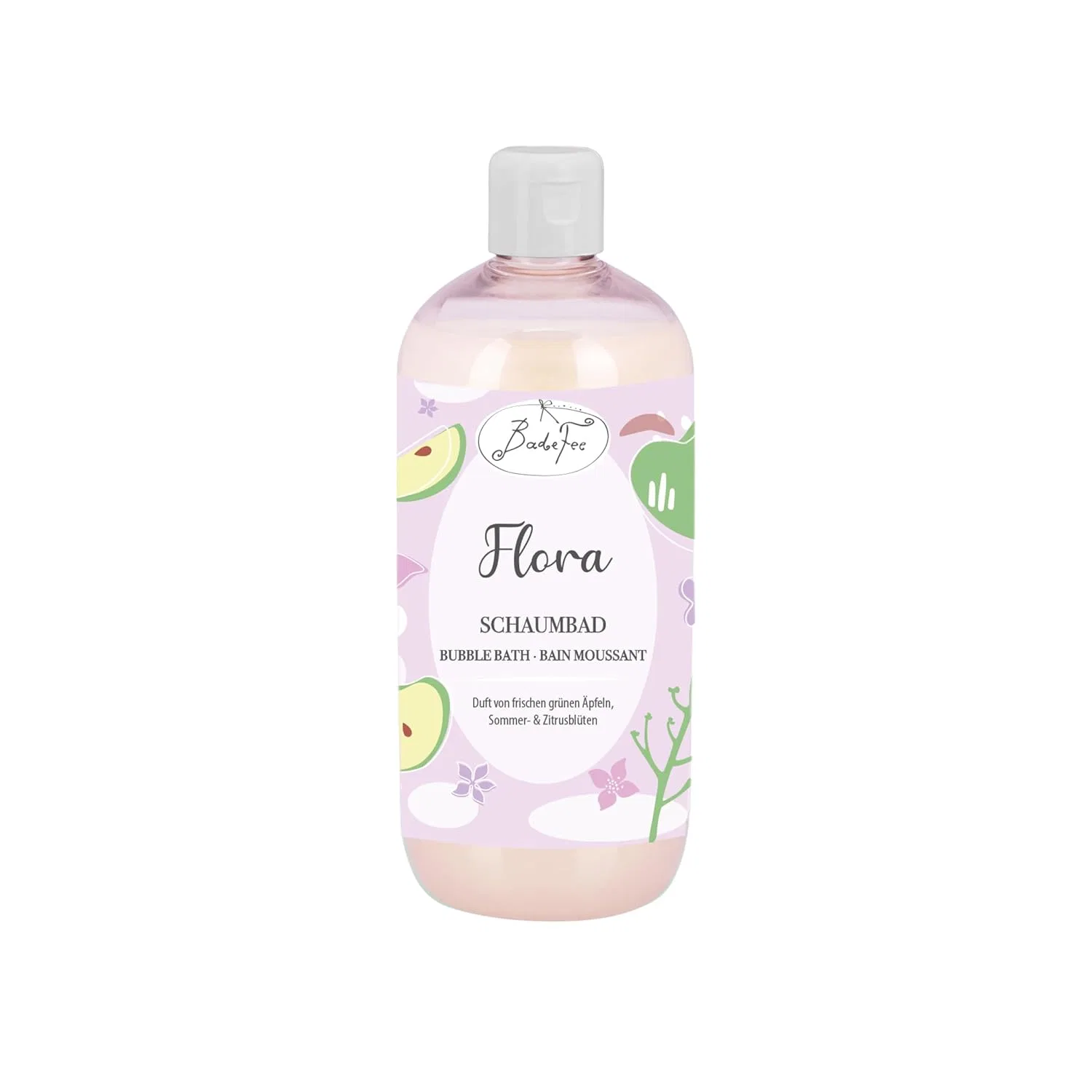 Пена для ванны «Flora Foam Bath» с ароматом зеленого яблока от BadeFee, 500 мл Badefee