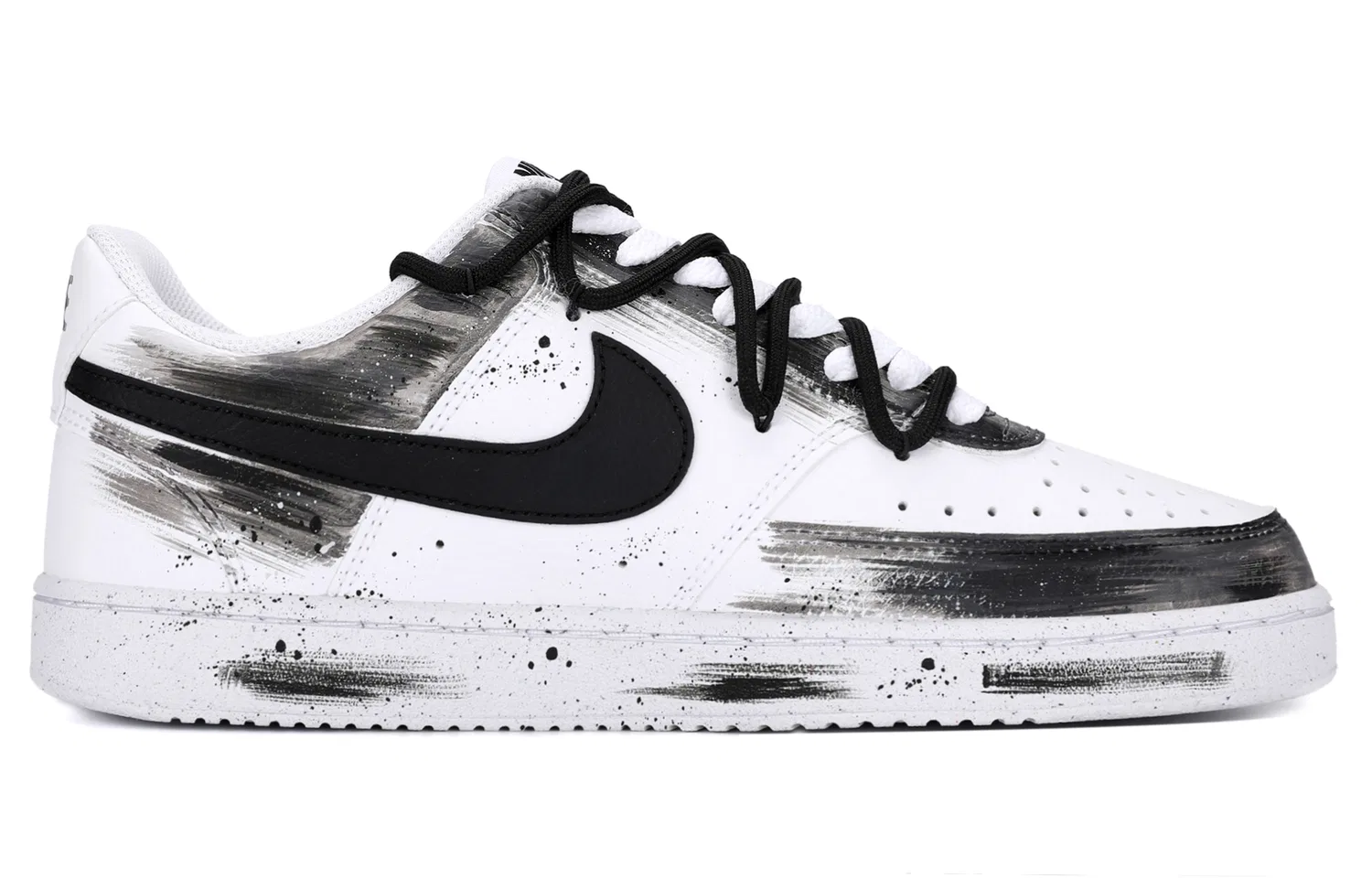 Скетбординг кеды Nike Court Vision Dark Rose белые — фото 4