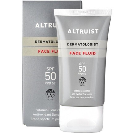 

Солнцезащитный флюид Altruist Dermatologies SPF 50 мл — белый, без запаха
