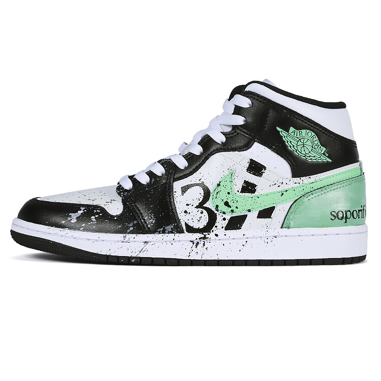 

Баскетбольные кроссовки Air 1 Vintage Unisex Mid-Top Green Jordan