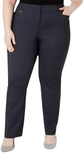 

Брюки Plus & Petite Plus Size с эффектом контроля живота и посадкой Curvy-Fit JM Collection