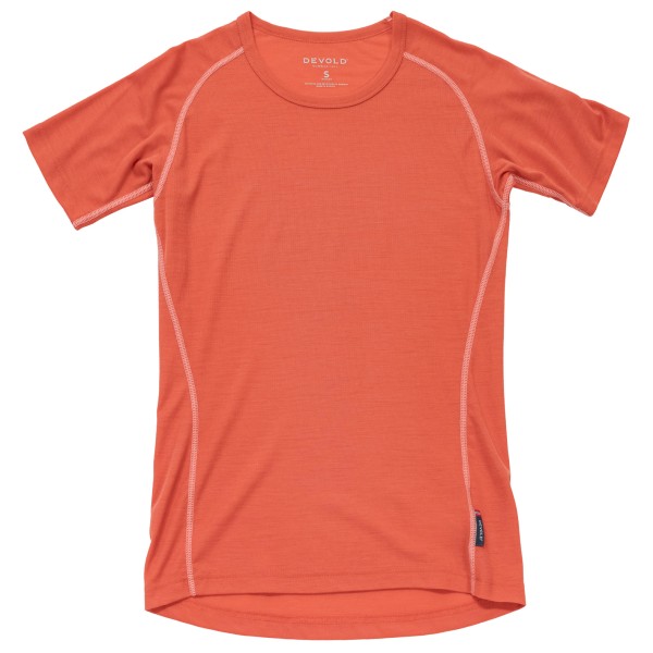 

Женская футболка Lauparen Merino 190 Base Tee - Нижнее белье из мериноса Devold, красный