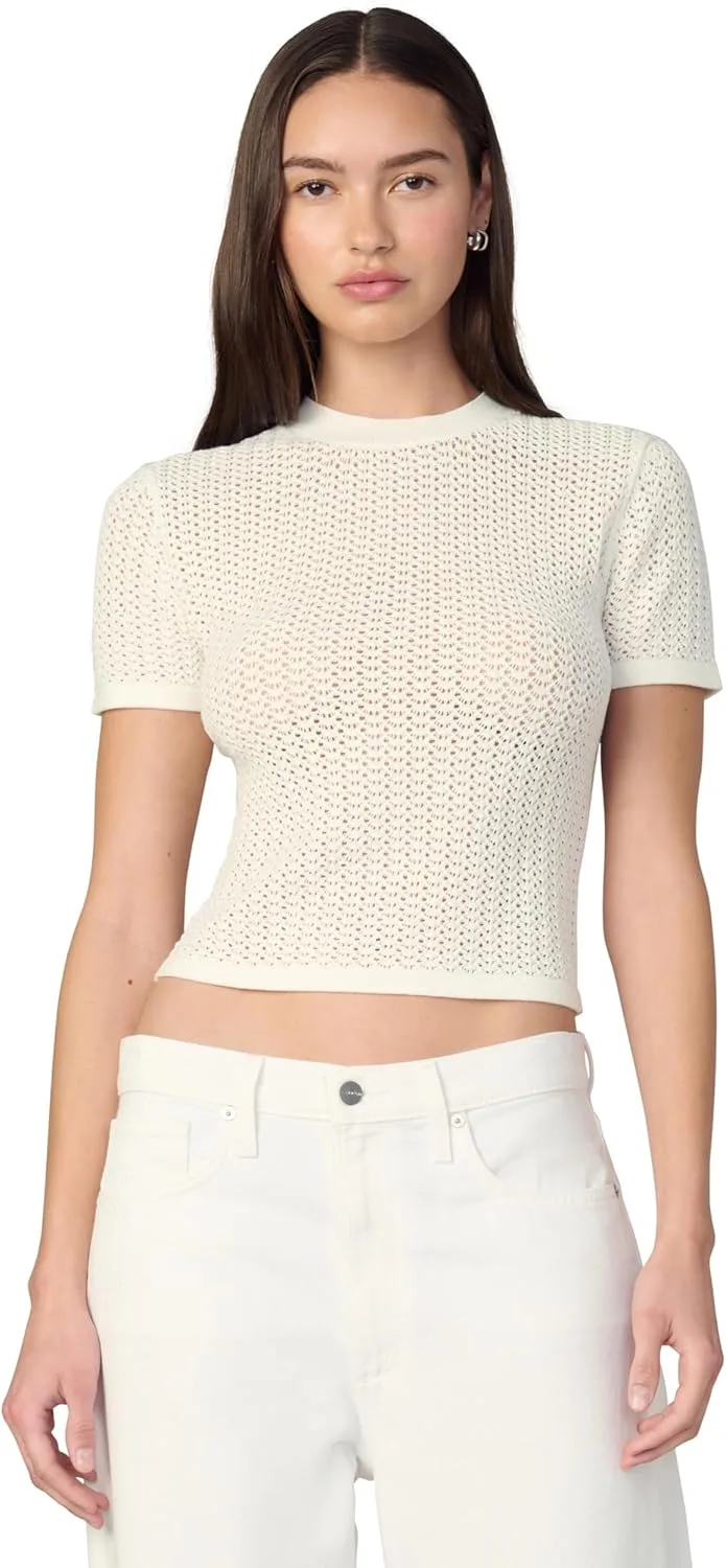 

JOE'S JEANS Женская футболка The Crochet Baby Tee