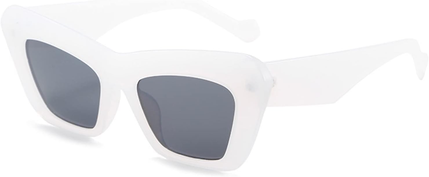 

Солнцезащитные очки в стиле ретро «кошачий глаз» в стиле хип-хоп для мужчин и женщин, предназначенные для использования на открытом воздухе (цвет: E, размер: средний) MTZJH, One Color