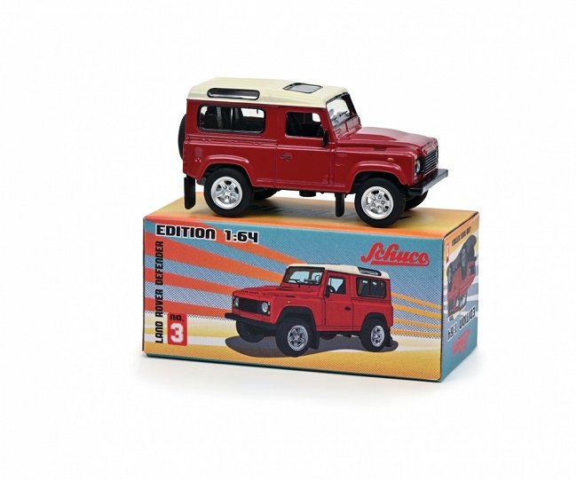 

Schuco Land Rover Defender Red Schuco Pape 1:64 452030700