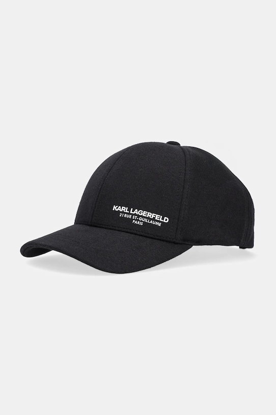 

Кепка с козырьком Karl Lagerfeld, черный