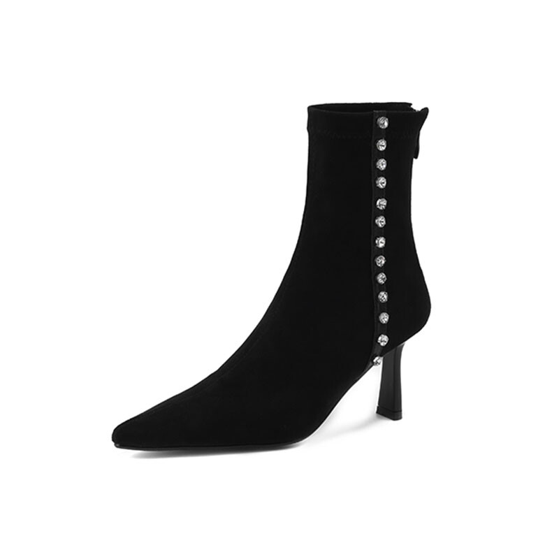 

Ботильоны женские Raphael Sona, цвет Black Fleece-lined