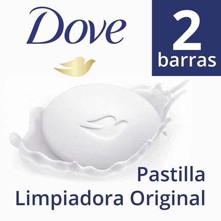 Мыло для рук и лица Dove 2-в-1 с увлажняющим кремом на 1/4 90 г — упаковка из 2 шт. — фото 2