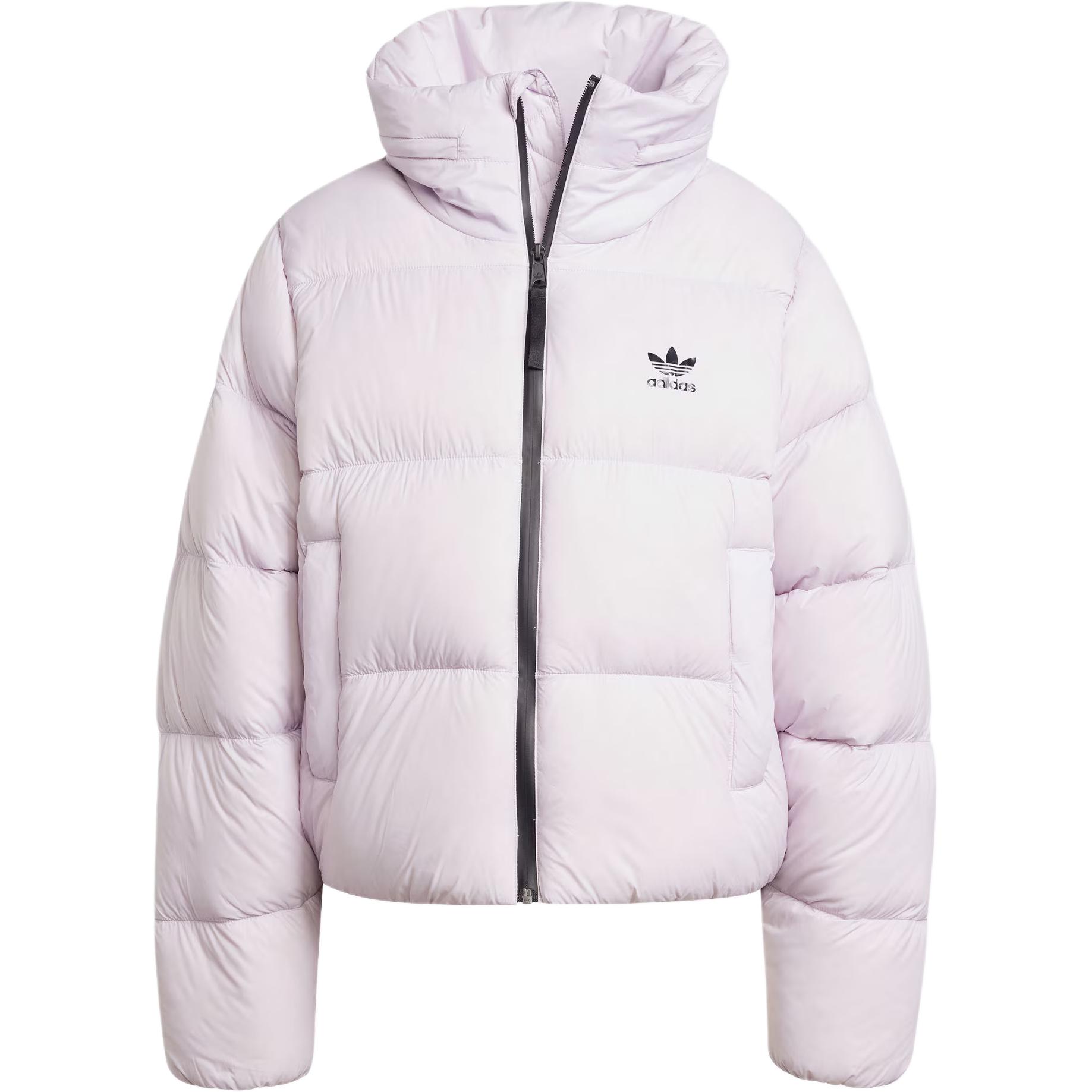 Футболка FW24 RegenDown укороченная пуховая куртка Unisex Silver Adidas Originals, светло-фиолетовый — в комплекте носки — фото 2