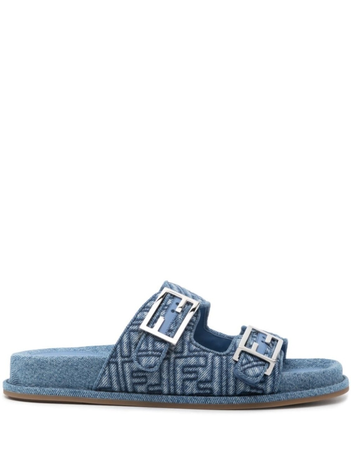 

FENDI джинсовые сандалии Feel, синий