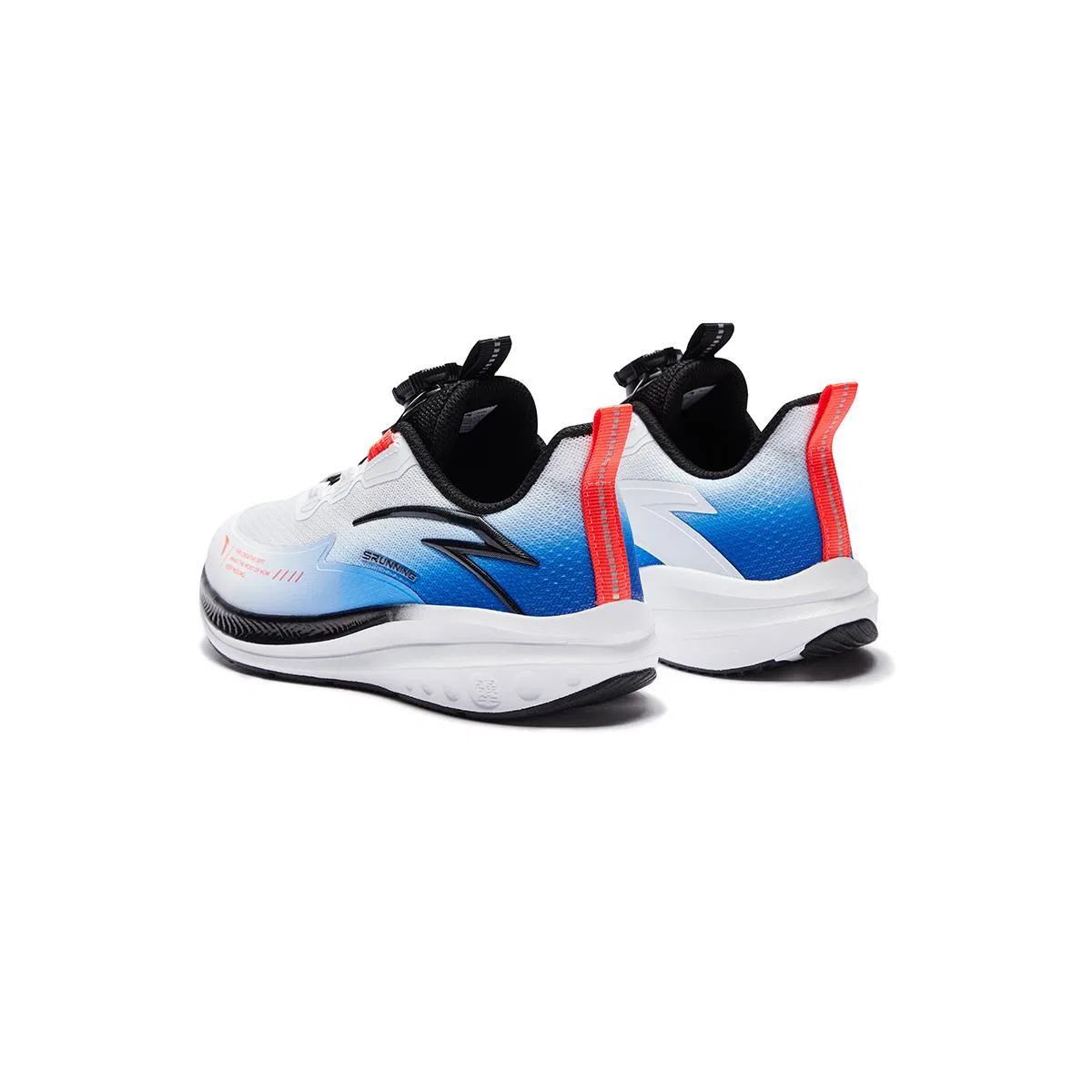 Детские кроссовки для бега Anta White/Haijian Blue дышащие и износостойкие Antakids — фото 4