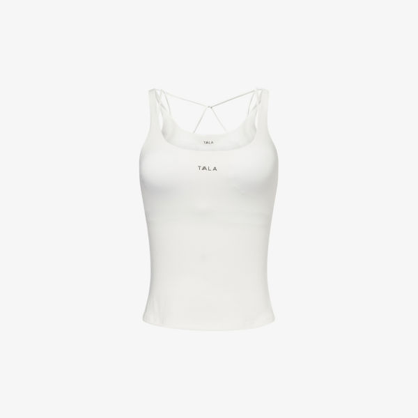 

Спортивный топ Skinluxe с множеством ремешков We Are Tala, цвет coconut milk