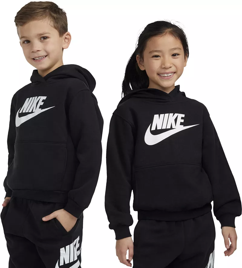 

Флисовый пуловер Nike Little Kids Sportswear Club, черный