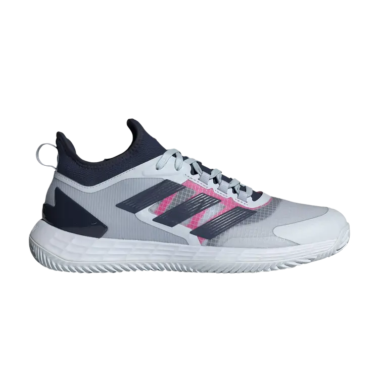 

Кроссовки Adizero Ubersonic 4.1 Clay, цвет Halo Blue Shock Pink