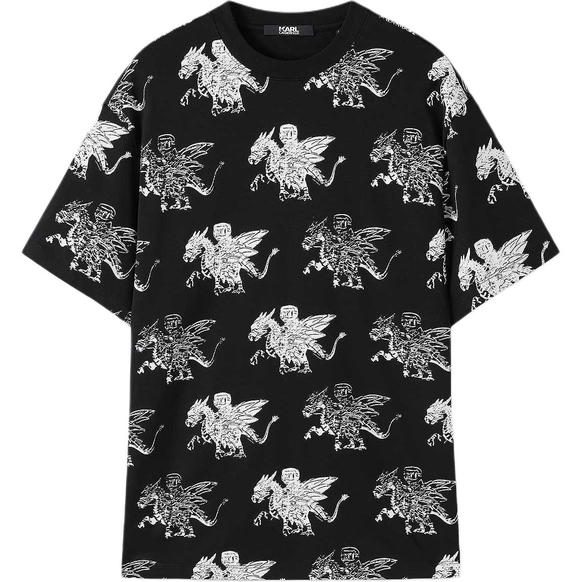

KARL LAGERFELD / Karl Lagerfeld Jeans Футболка KARL LAGERFELD SS25 мужская black