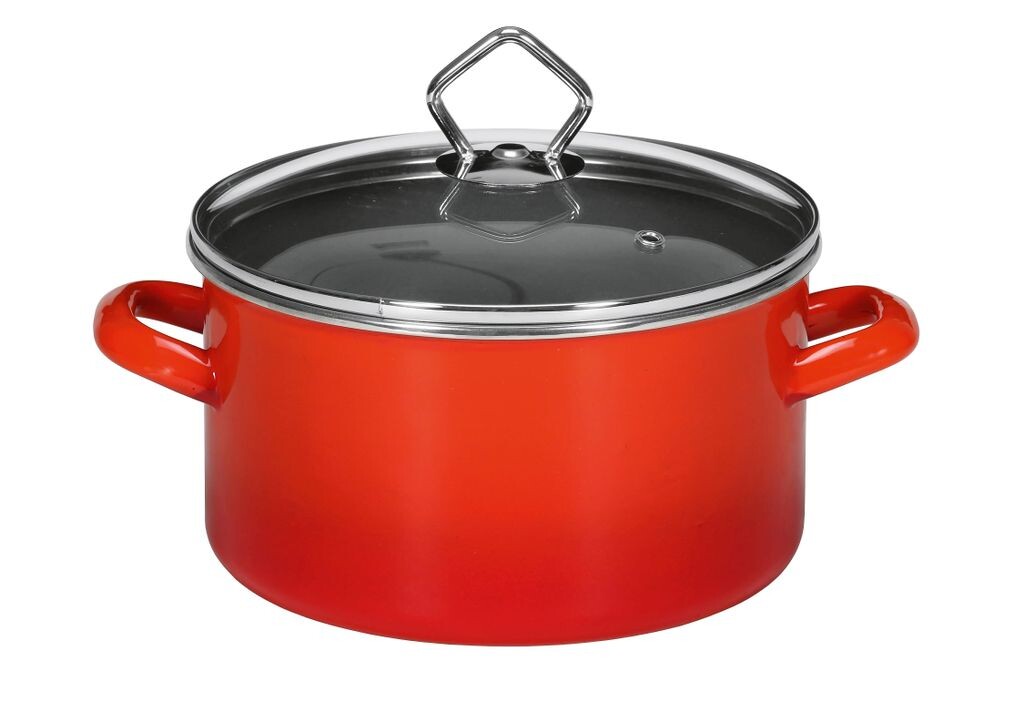 

Krüger 31716 RO Кастрюля для мяса Рим Ø 16 см, красная