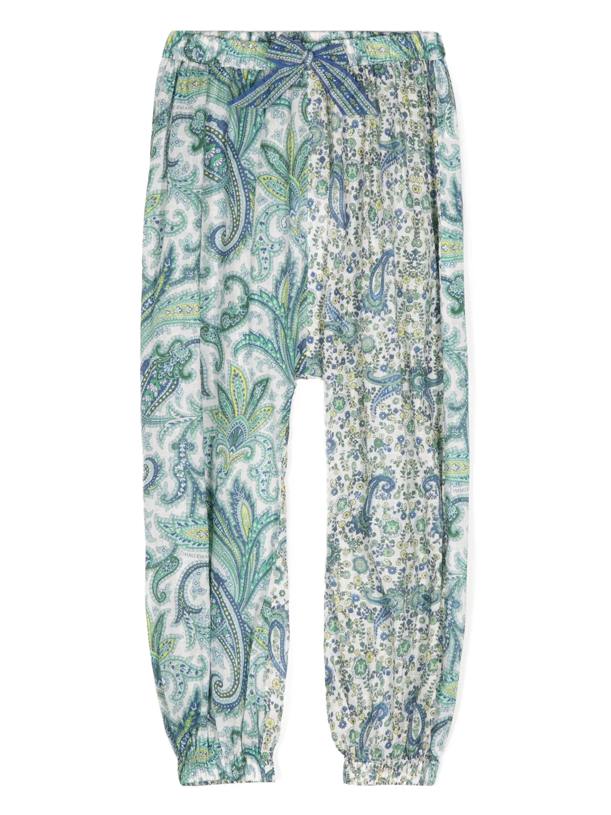 

Брюки Ottie с принтом Zimmermann Kids, белый