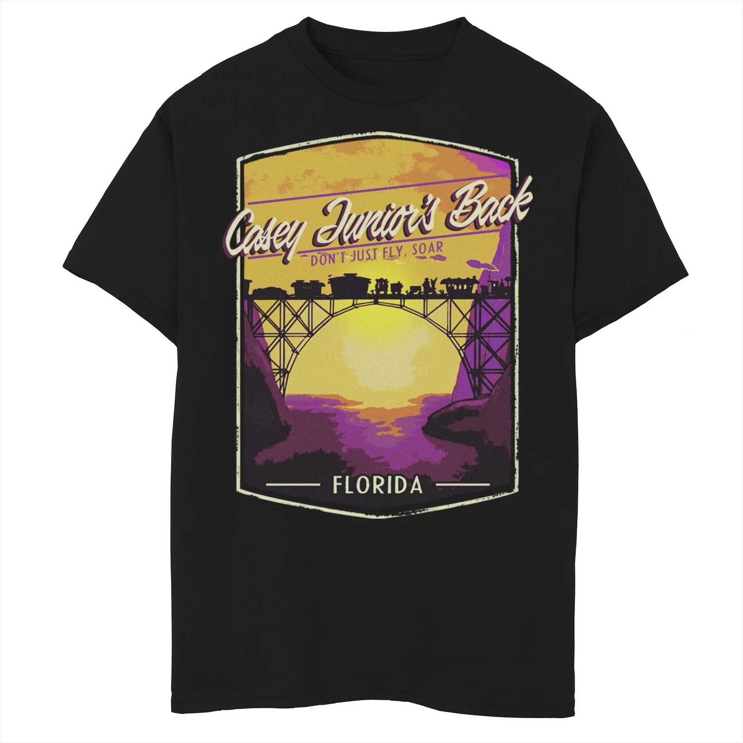 

Футболка с рисунком Casey Junior's Back Florida для мальчиков Dumbo Boys 8–20 Disney