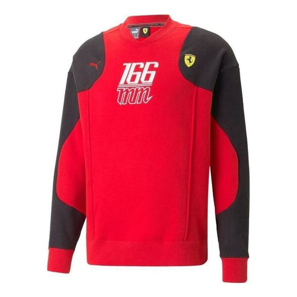 

Свитер scuderia ferrari statement crew neck sweatshirt 'red' Puma, красный