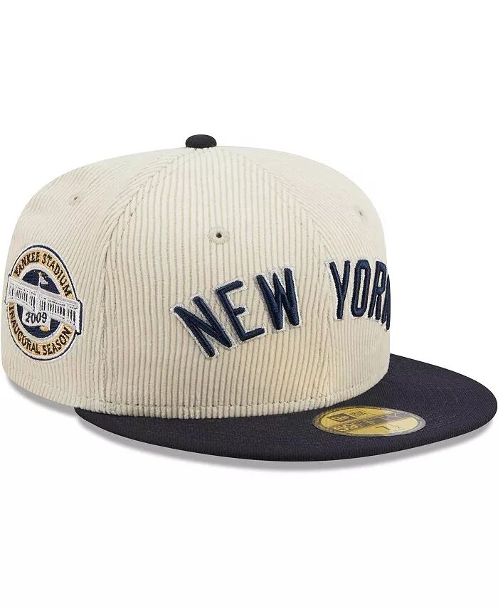 

Мужская белая классическая вельветовая кепка New York Yankees Corduroy 59FIFTY Fitted New Era